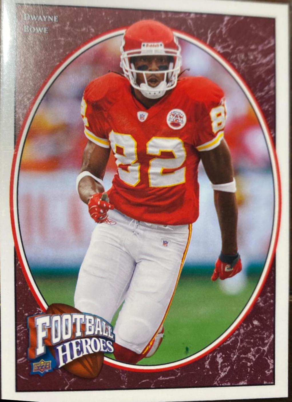 Dwayne Bowe #40 Football Cards 2008 Upper Deck Heroes