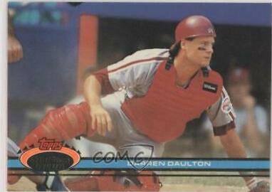Darren Daulton #4 Baseball Cards 1991 Stadium Club