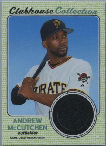 Andrew McCutchen #AM Baseball Cards 2017 Topps Heritage Clubhouse Collection Relics