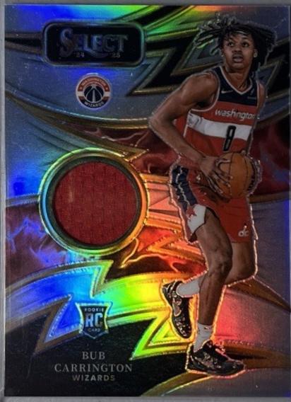 Bub Carrington #10 2024 Panini Select Sparks Basketball