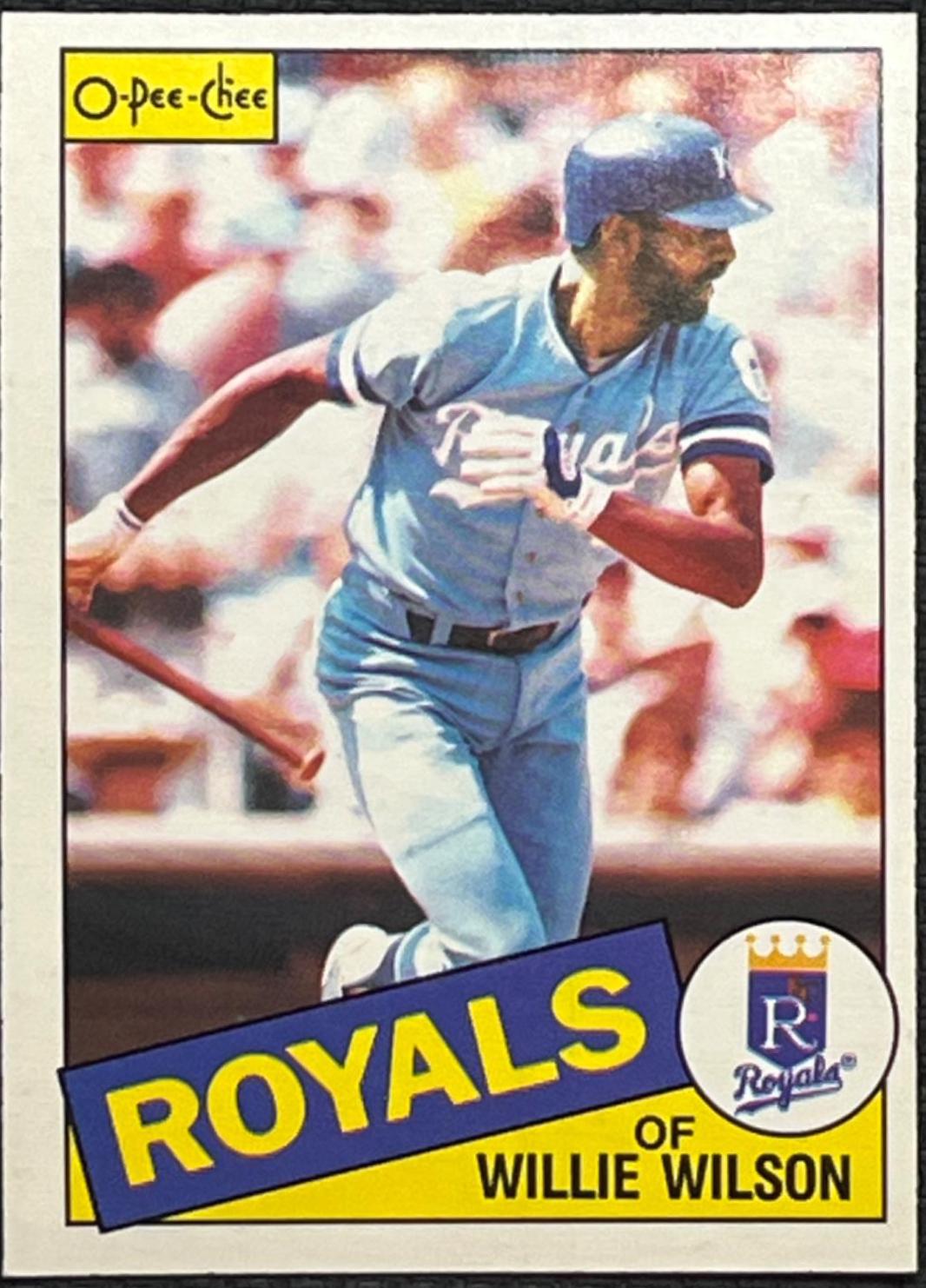 Willie Wilson #6 Baseball Cards 1985 O Pee Chee