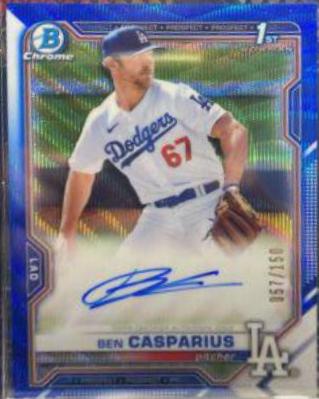 Ben Casparius [Blue Wave Refractor] #CDA-BCA