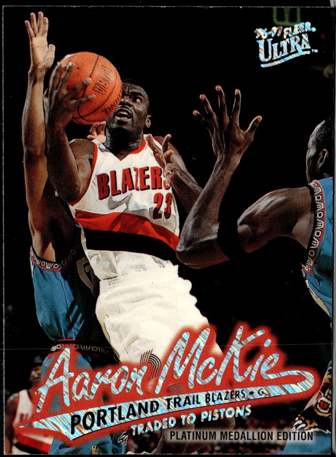 Aaron McKie #P236 Basketball Cards 1996 Ultra Platinum Medallion