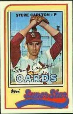 Steve Carlton #37 Baseball Cards 1989 Topps Ljn Baseball Talk