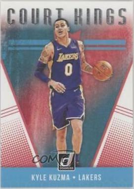 Kyle Kuzma #3 Basketball Cards 2018 Panini Donruss Court Kings