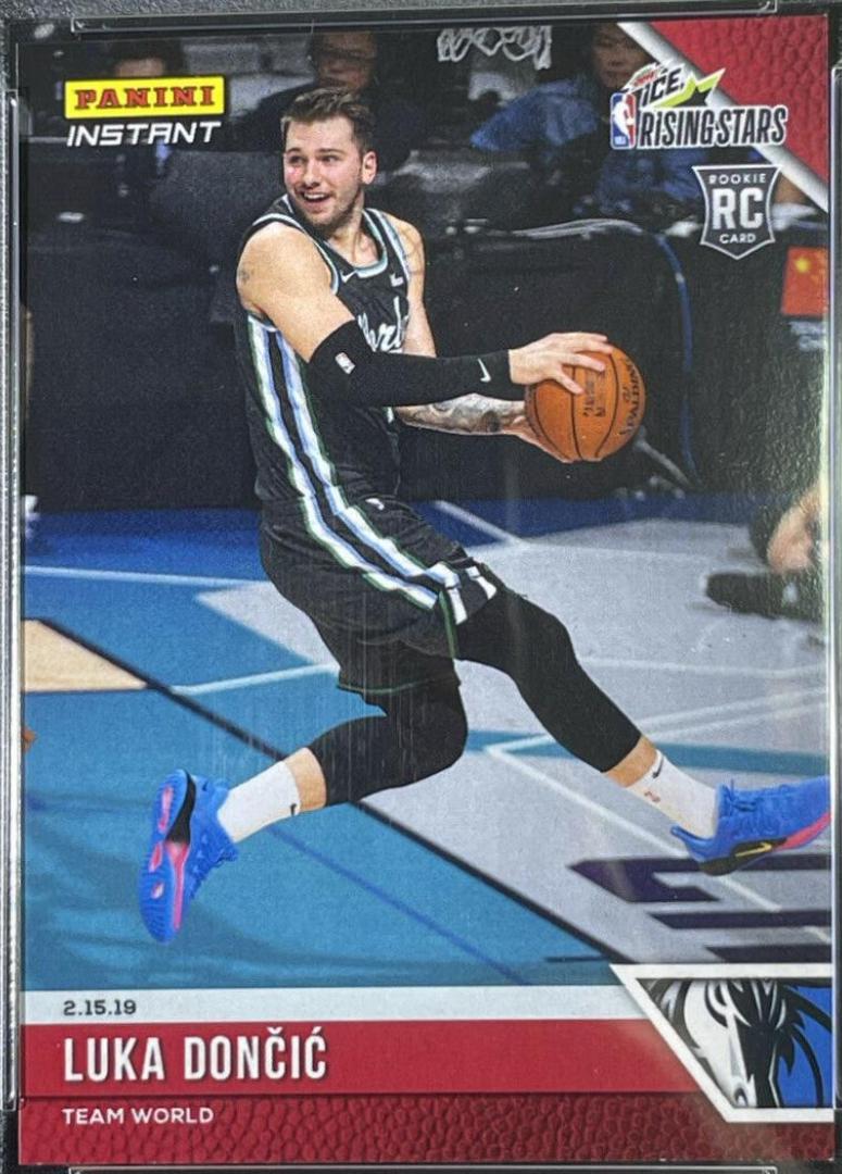 Luka Doncic #16 Basketball Cards 2018 Panini Instant Mountain Dew Ice Rising Stars