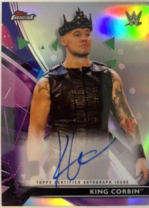King Corbin #RA-KC Wrestling Cards 2021 Topps Finest WWE Roster Autographs