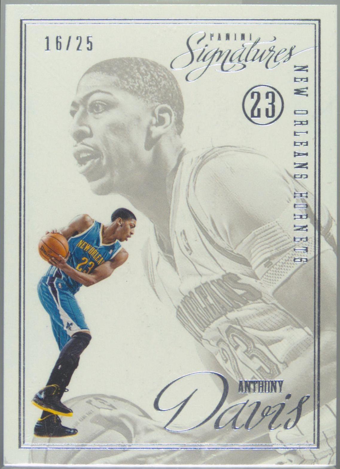 Anthony Davis #6 Basketball Cards 2012 Panini Signatures Chase Rookies