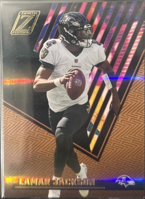 Lamar Jackson #4 Football Cards 2021 Panini Zenith