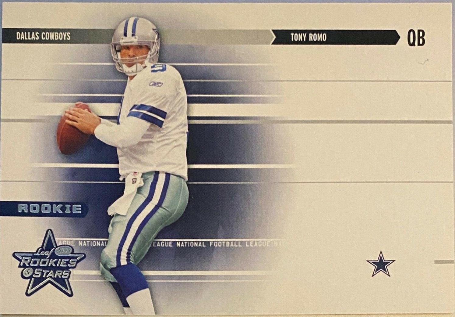 Tony Romo #205 2003 Leaf Rookies & Stars Football