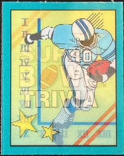 Super Bowl Trivia