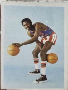 Hubert 'Geese' Ausbie #21 Basketball Cards 1971 Globetrotters 84