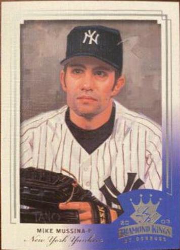 Mike Mussina #42 Baseball Cards 2003 Donruss Diamond Kings