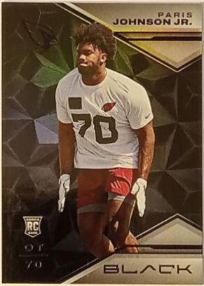 Paris Johnson Jr. #127 Football Cards 2023 Panini Black