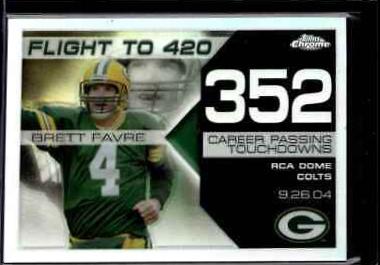 Brett Favre #BFC352 2008 Topps Chrome Brett Favre Collection Football