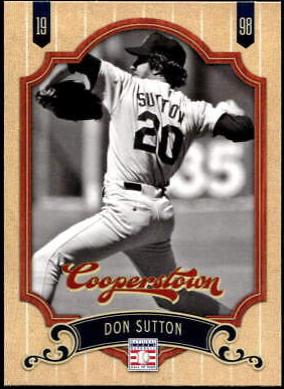 Don Sutton #12 Baseball Cards 2012 Panini Cooperstown