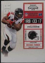 Michael Turner #5 Football Cards 2010 Playoff Contenders