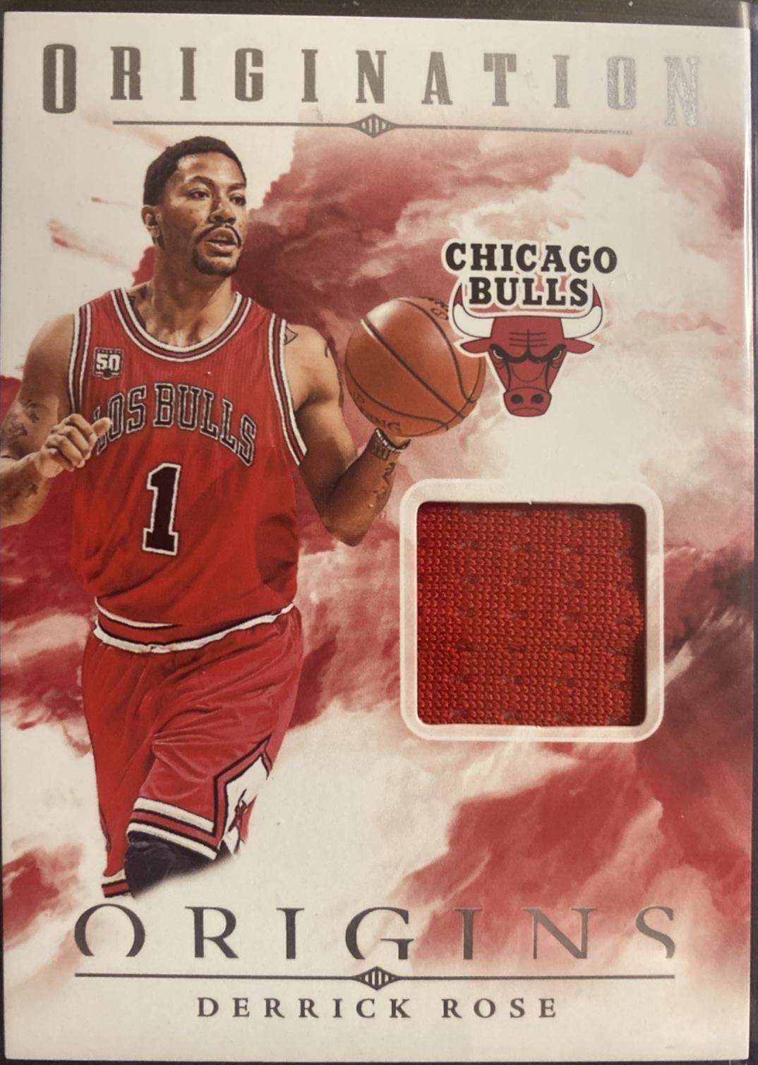 Derrick Rose #OM-DRO Basketball Cards 2024 Panini Origins Origination Memorabilia