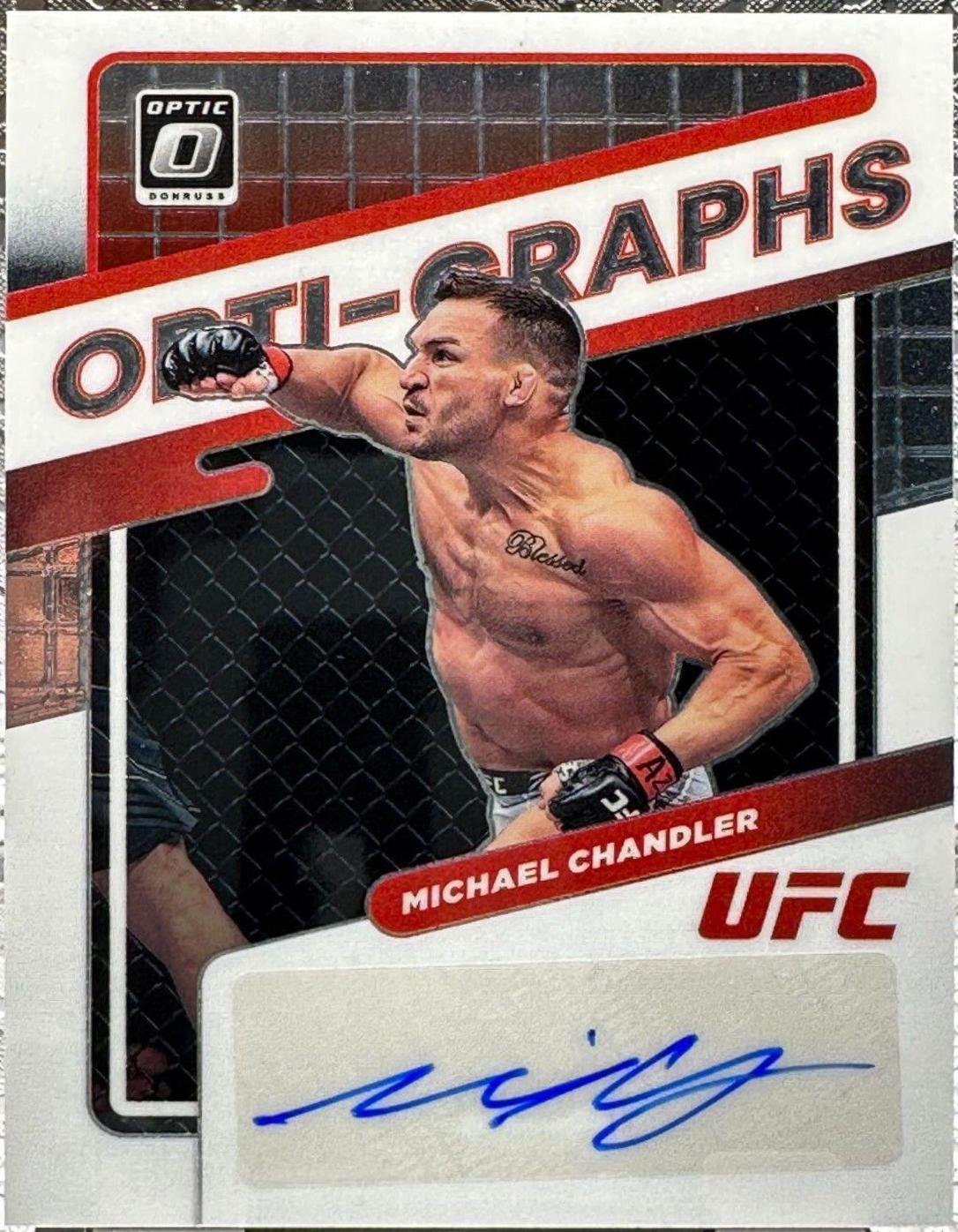Michael Chandler #OG-MCH Ufc Cards 2022 Panini Donruss Optic UFC Opti Graphs