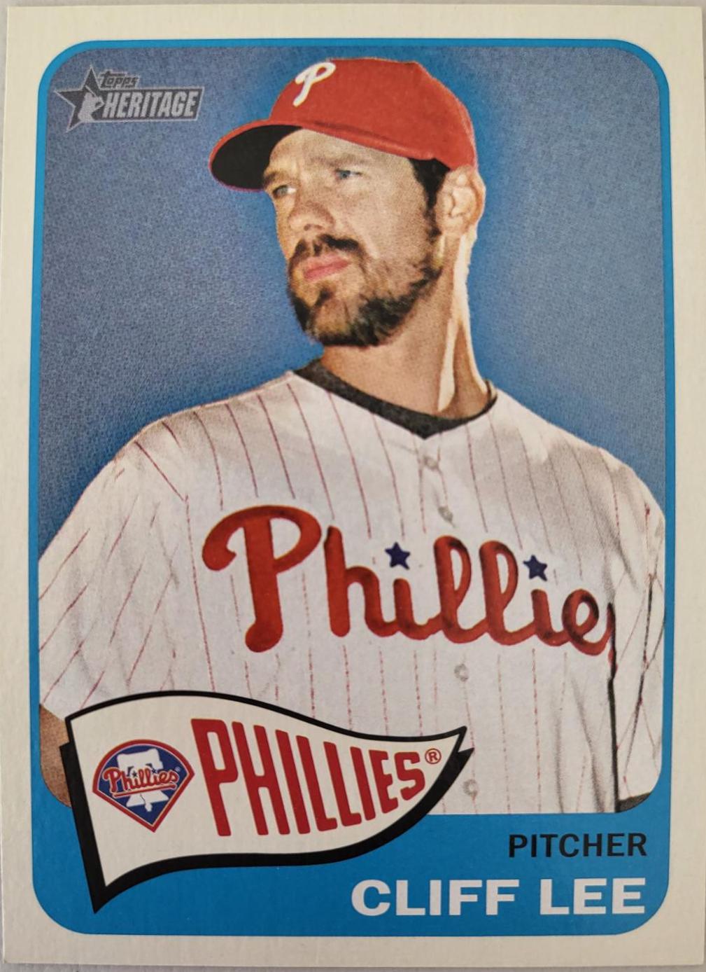 Cliff Lee #20 Baseball Cards 2014 Topps Heritage