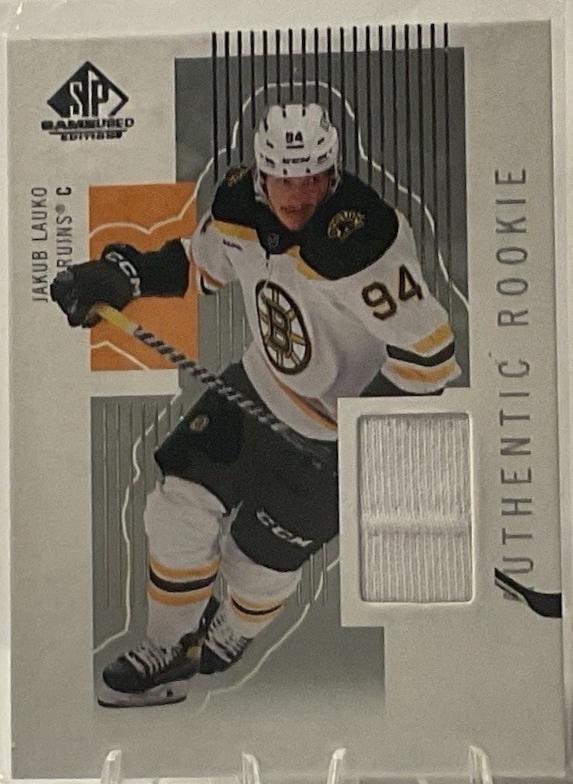 Jakub Lauko #RR-JL 2022 Sp Game Used Retro Renovations Jersey Hockey