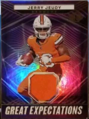 Jerry Jeudy #GE-JJE Football Cards 2023 Panini Illusions Great Expectations