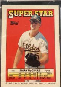 Mark McGwire, V. Hayes, J. Rice