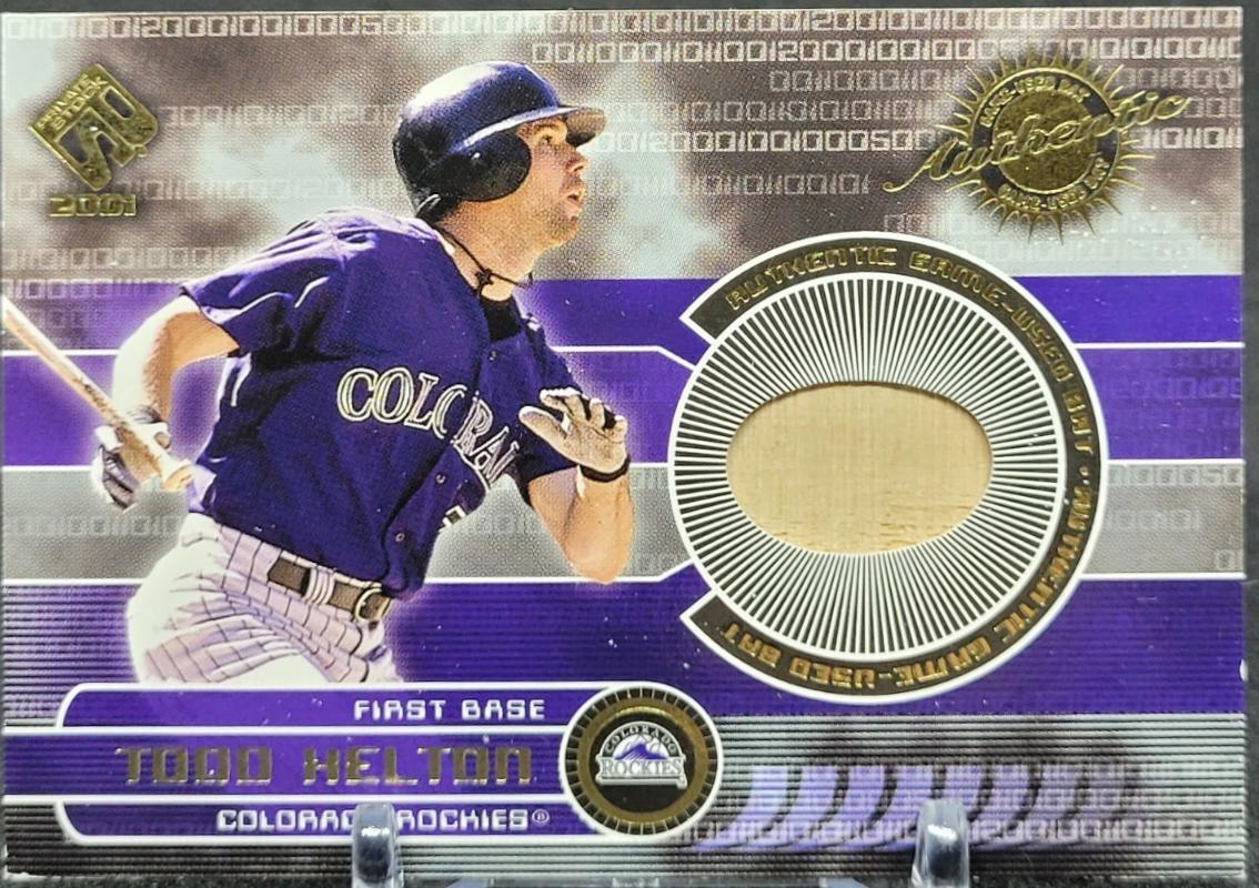 Todd Helton #61 Baseball Cards 2001 Pacific Private Game Used