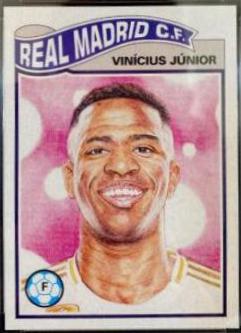 Vinicius Junior #132 Soccer Cards 2020 Topps Living UEFA Champions League