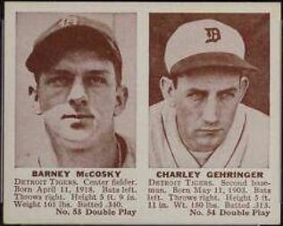 Barney McCosky, Charley Gehringer