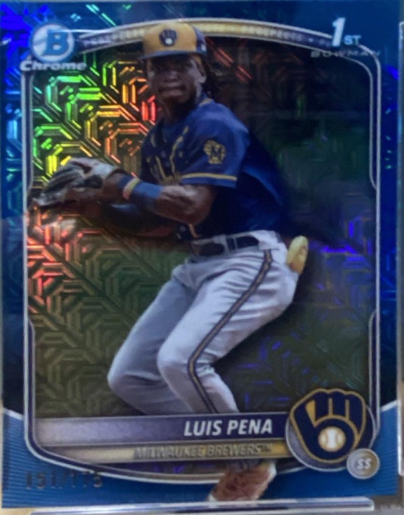Luis Pena [Navy Refractor] #BCP-38
