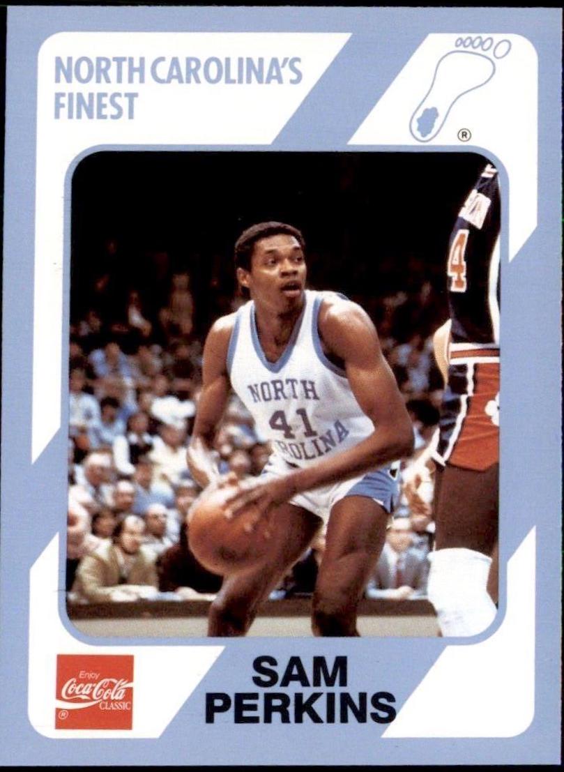 Sam Perkins #34 Basketball Cards 1989 Collegiate Collection North Carolina
