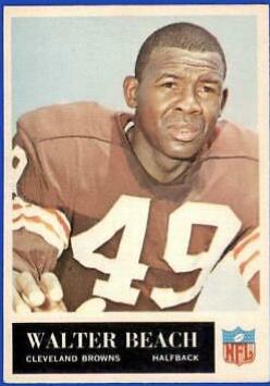 Walter Beach #30 Football Cards 1965 Philadelphia