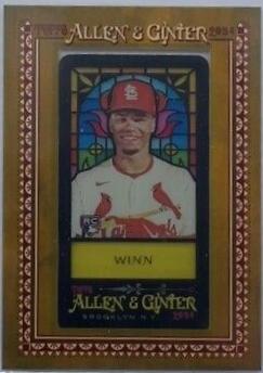 Masyn Winn #24 Baseball Cards 2024 Topps Allen & Ginter Stained Glass Mini