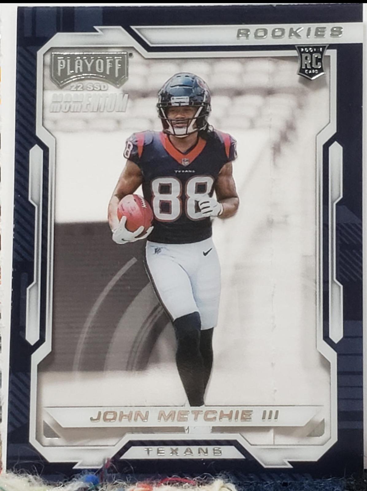 John Metchie III #PMR-14 2022 Panini Chronicles Football Playoff Momentum Rookies
