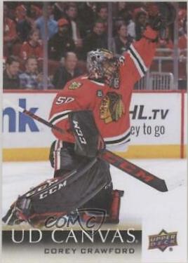 Corey Crawford #C138 Hockey Cards 2018 Upper Deck Canvas
