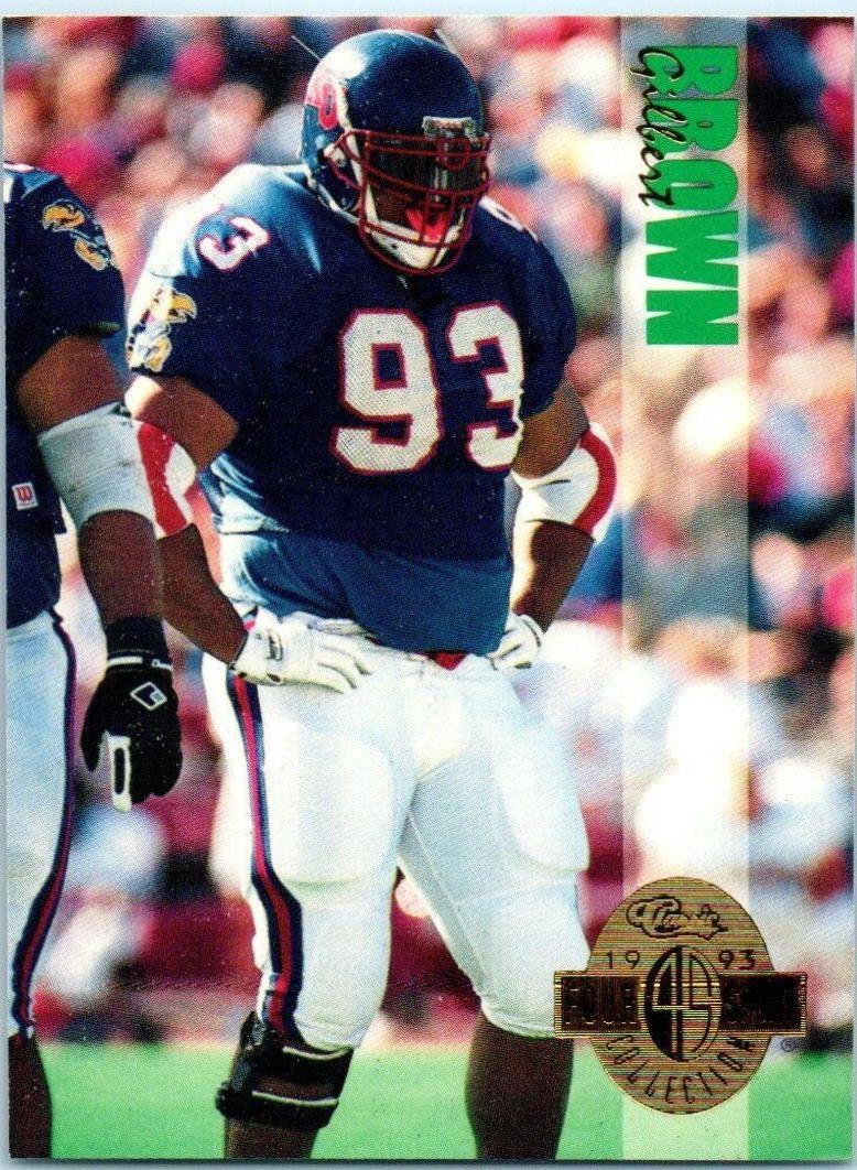 Gilbert Brown #148 Football Cards 1993 Classic