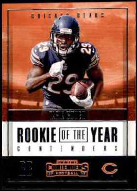 Tarik Cohen #RY-15 Football Cards 2017 Panini Contenders Rookie of the Year