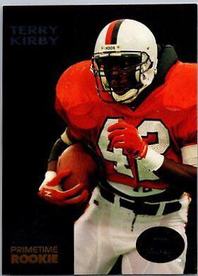 Terry Kirby #PR6 Football Cards 1993 Skybox Premium Prime Time Rookies