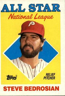 Steve Bedrosian #407 Baseball Cards 1988 Topps