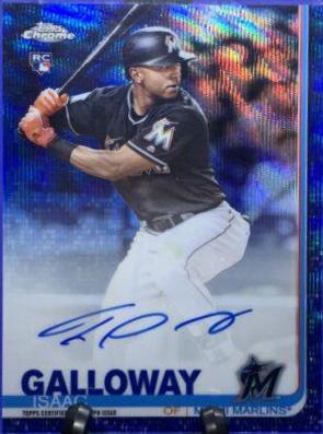 Isaac Galloway [Blue Refractor] #RA-IG