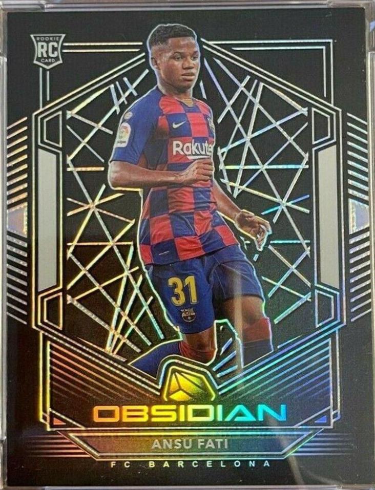 Ansu Fati #118 2019 Panini Obsidian Soccer