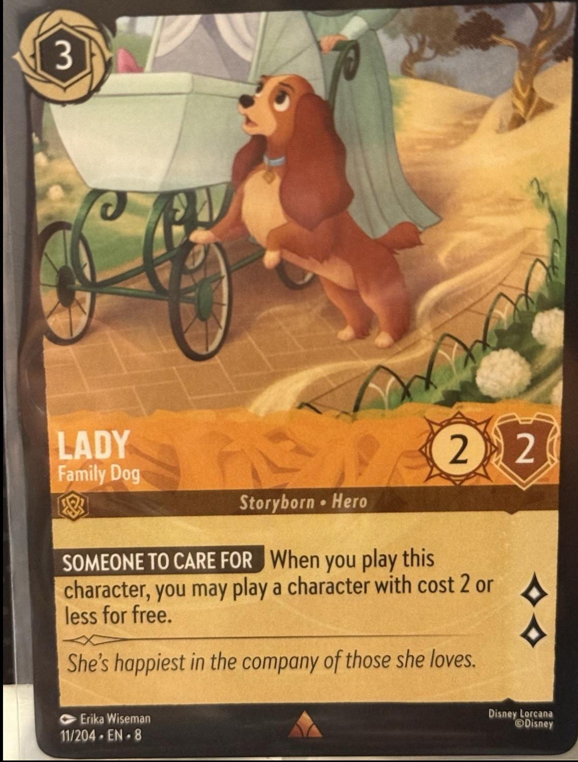 Lady - Family Dog #11 Lorcana Reign of Jafar