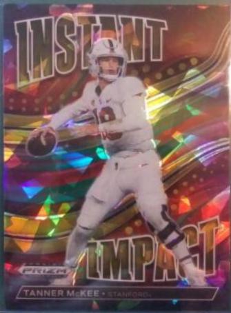 Tanner Mckee #II-6 Football Cards 2023 Panini Prizm Draft Picks Instant Impact
