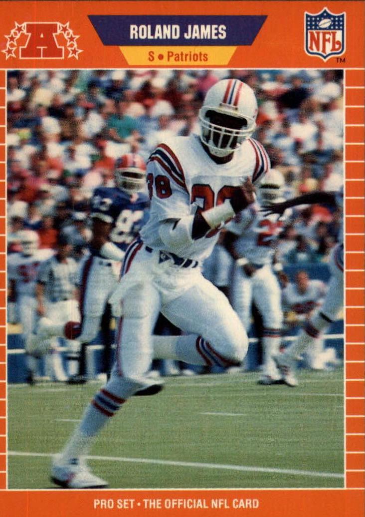Roland James #251 Football Cards 1989 Pro Set