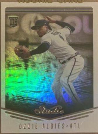 Ozzie Albies #8 Baseball Cards 2018 Panini Chronicles Studio