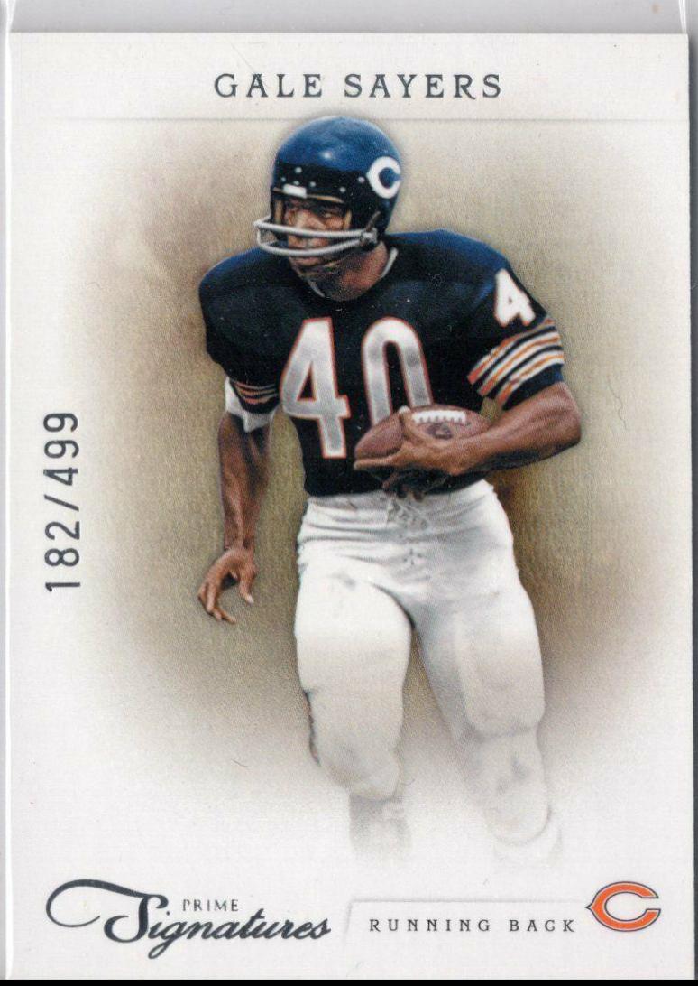 Gale Sayers #68 Football Cards 2011 Panini Prime Signatures