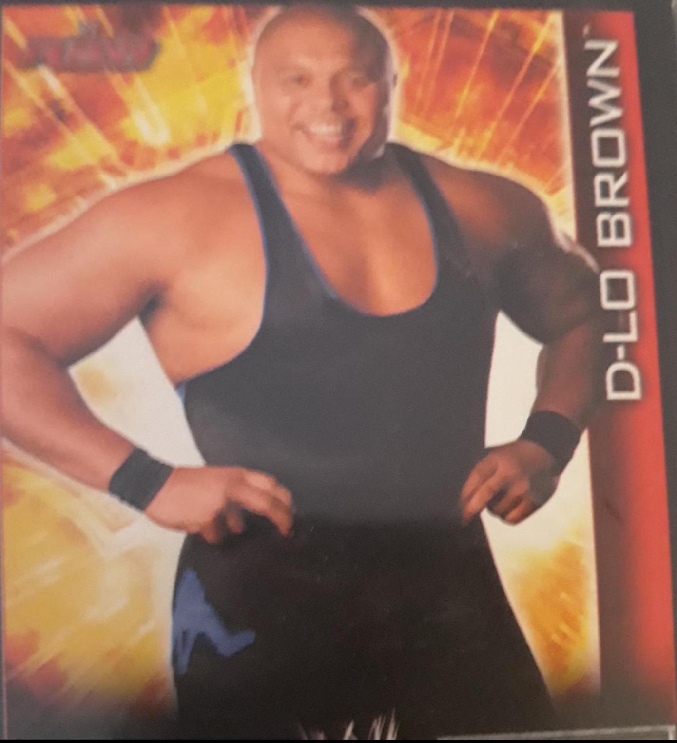 D'Lo Brown Wrestling Cards 2008 Topps WWE Slam Attax