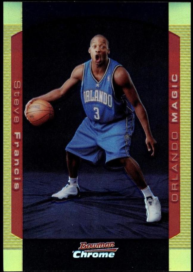 Steve Francis [Chrome Gold Refractor] #40