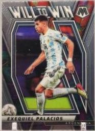Exequiel Palacios #8 Soccer Cards 2021 Panini Mosaic Road to FIFA World Cup Will to Win